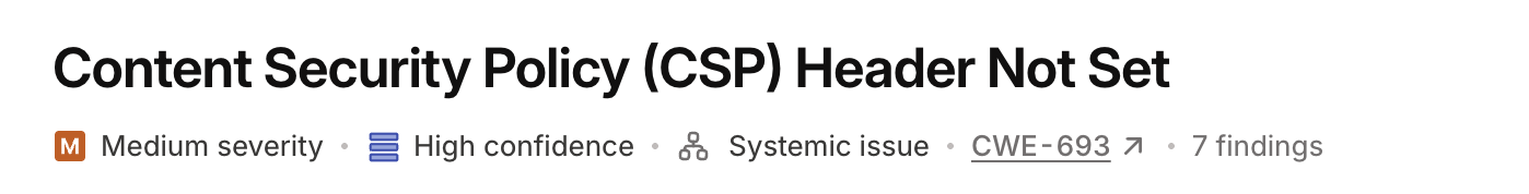 Systemic issue